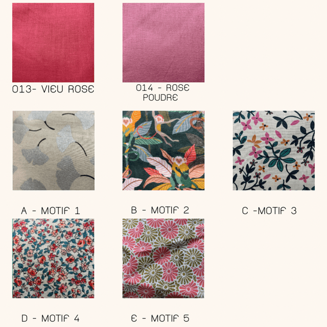 Doublure de sac et pochette 